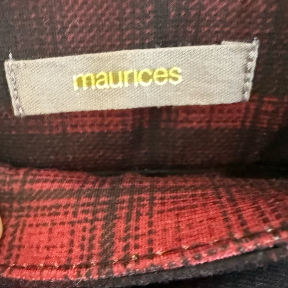 4/$20 Maurice’s plus size buffalo plaid stretchy knit mini skirt- NWT size 4x - Picture 6 of 8